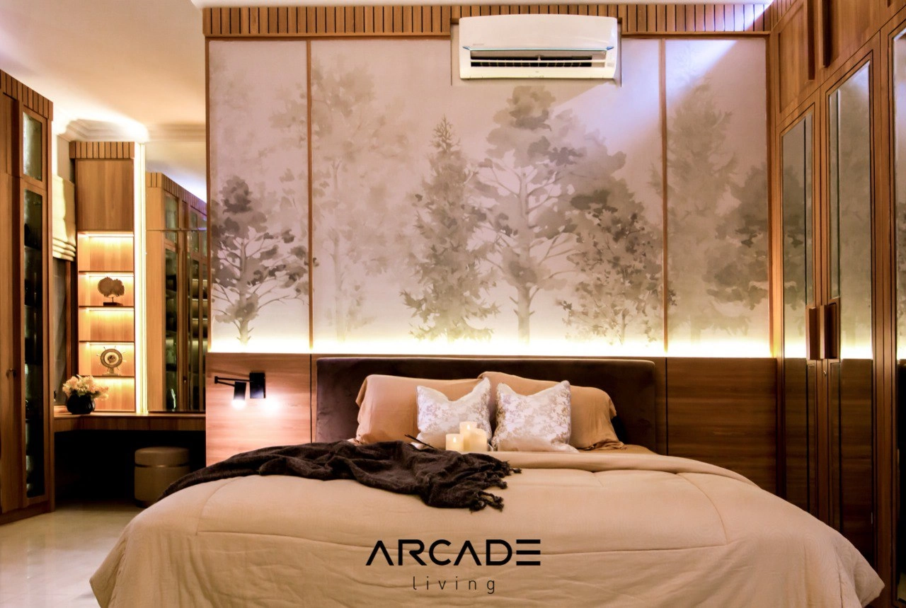 Keindahan Ruang Tidur Elegan: Eksplorasi Jasa Interior Kamar Tidur oleh Arcade Living di Banten