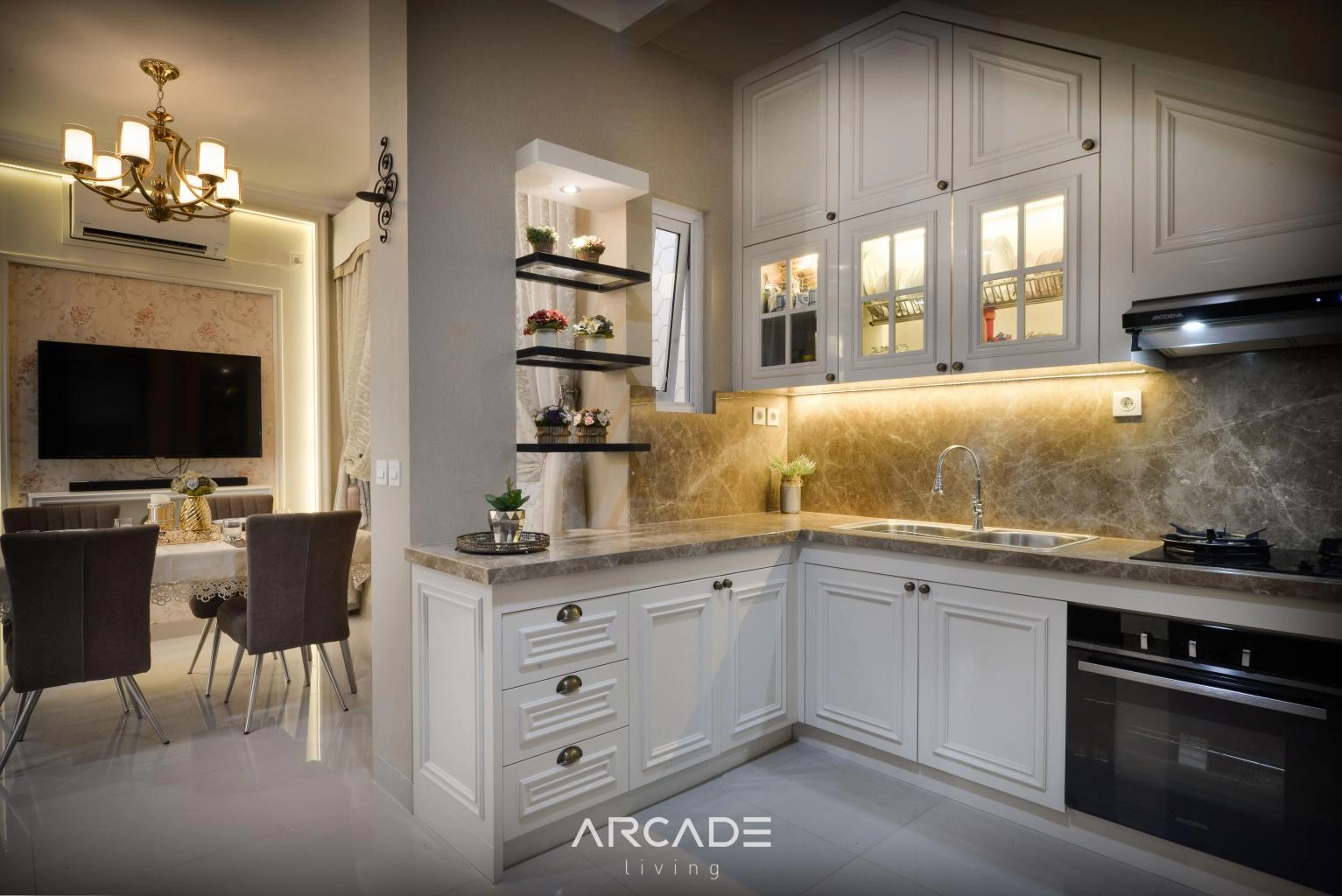 Mewujudkan Impian Dapur Modern Minimalis dengan Jasa Interior Arcade Living di Tangerang Selatan
