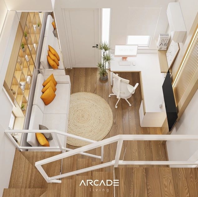 Jasa Desain Interior dan Lantai Vinil Motif Kayu dari Arcade Living BSD City